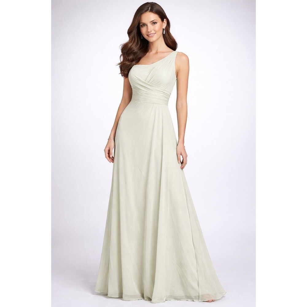 azazie bridesmaid dress | Light green | chiffon | azazie charlize | size C